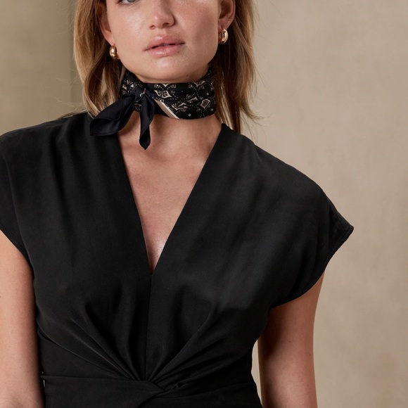 Knee length twist dress Banana Republic - Picture 2 of 2